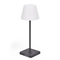 Lampe de table d'extérieur Aluney avec finition