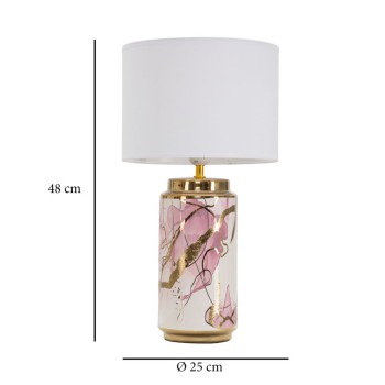 LAMPE DE TABLE ABSTRAITE GLAM