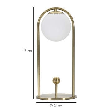 LAMPE DE TABLE GLAMY ARC -A-