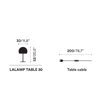 LAMPE DE TABLE LALAMPADA 30 OPINION CIATTI