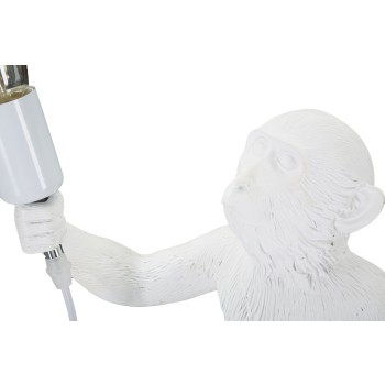 LAMPE DE TABLE SINGE BLANCHE