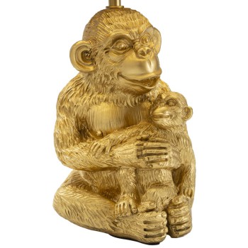 LAMPE DE TABLE SINGE MAMAN