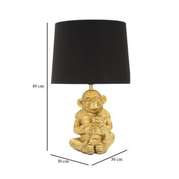 LAMPE DE TABLE SINGE MAMAN