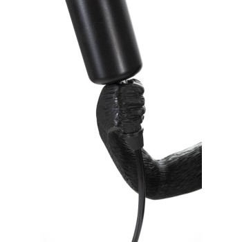 LAMPE DE TABLE SINGE NOIR