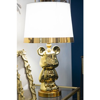 LAMPE DE TABLE OURS TEDDY OR