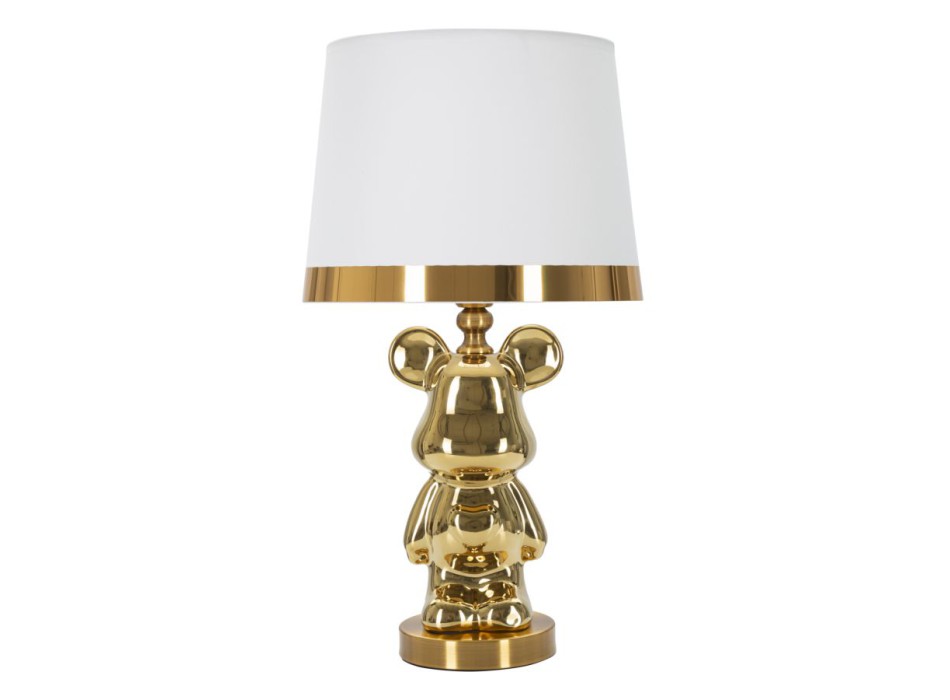 LAMPE DE TABLE OURS TEDDY OR