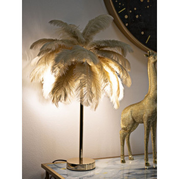 LAMPE DE TABLE PALMIER CAMEL