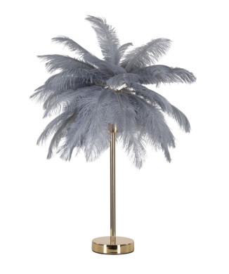 LAMPE DE TABLE PALM GRIS