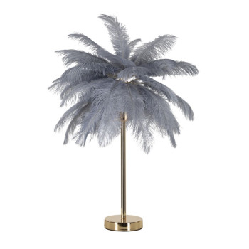 LAMPE DE TABLE PALM GRIS