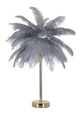 LAMPE DE TABLE PALM GRIS