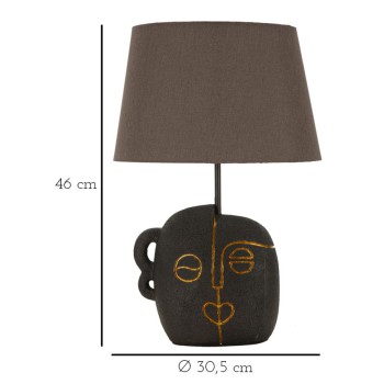 LAMPE DE TABLE TRIBALE -A-