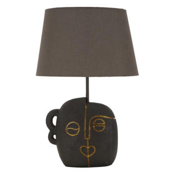 LAMPE DE TABLE TRIBALE -A-