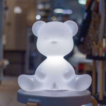 LAMPE TEDDY BOY AVEC LED RECHARGEABLE 24001LED QEEBOO