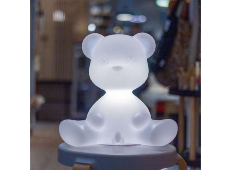 LAMPE TEDDY BOY AVEC LED RECHARGEABLE 24001LED QEEBOO