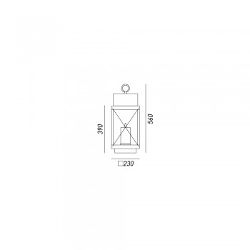 Petite lanterne d'extérieur LANTERNE 265.11.FF IL FANALE