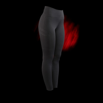 Legging femme Equestro Ridertechnology avec taille haute et adhérence totale