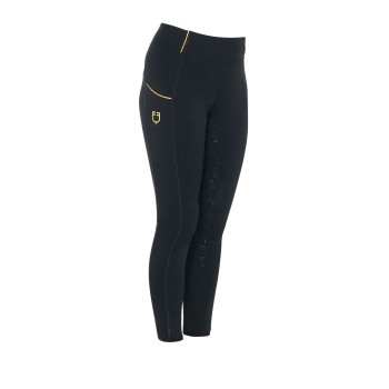 LEGGINGS SLIM GRIP FILLE AVEC LOGO