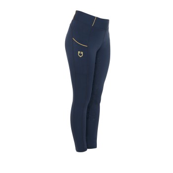 LEGGINGS SLIM GRIP FILLE AVEC LOGO