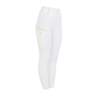 LEGGINGS SLIM GRIP FILLE AVEC LOGO