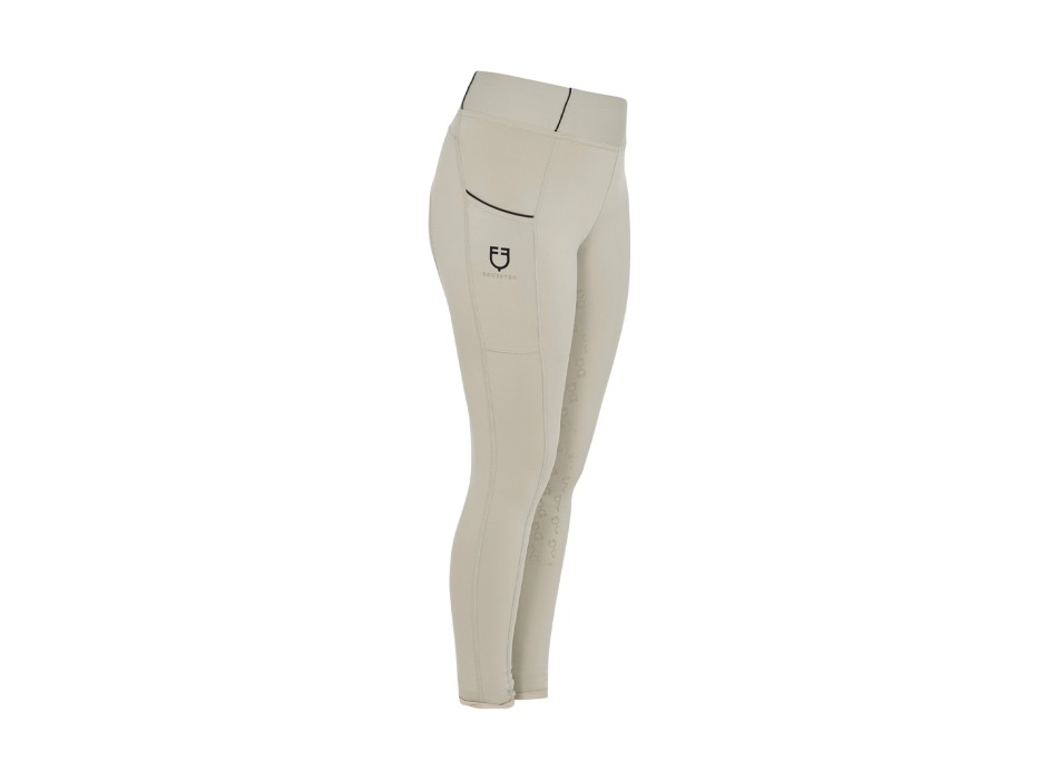 LEGGINGS SLIM GRIP FILLE AVEC LOGO