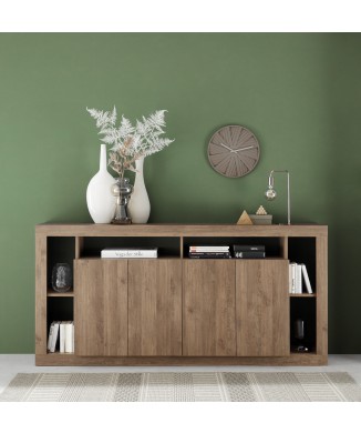 Buffet 4 portes RIMINI couleur bois