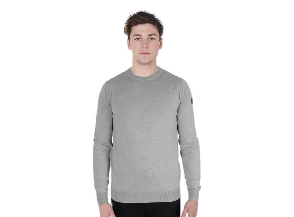 PULL COL ROND POUR HOMME EN LAINE MÉRINOS