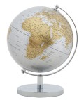 GLOBE ARGENT DU NOUVEAU MONDE