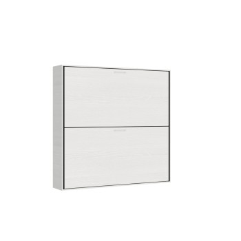 Mod.KANDO Double - Lit double horizontal Kando en Frêne Blanc