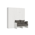 Lit escamotable vertical Kentaro Sofa 120 avec colonne 