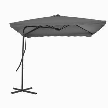 Parasol avec mât en acier 250x250x230