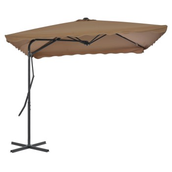 Parasol avec mât en acier 250x250x230