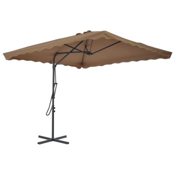 Parasol avec mât en acier 250x250x230