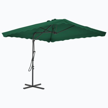 Parasol avec mât en acier 250x250x230