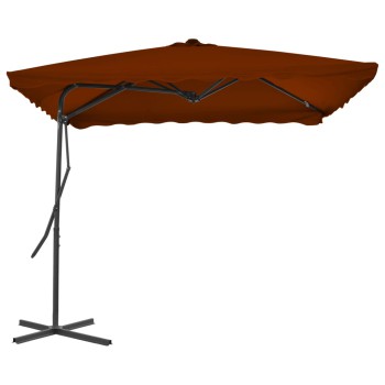 Parasol avec mât en acier 250x250x230