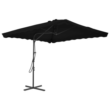 Parasol avec mât en acier 250x250x230