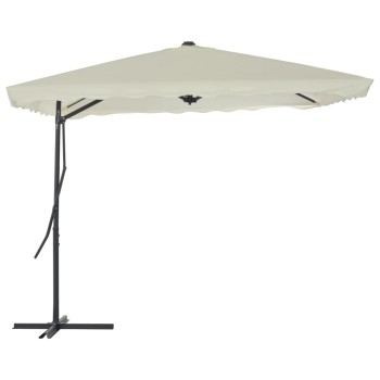 Parasol avec mât en acier 250x250x230