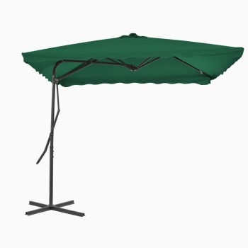 Parasol avec mât en acier 250x250x230