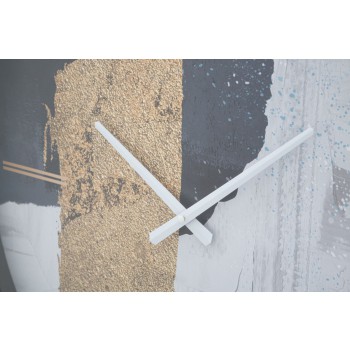 HORLOGE MURALE ART BLEU