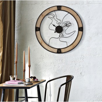 HORLOGE MURALE COUPLE