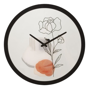 HORLOGE MURALE FLEUR -A-