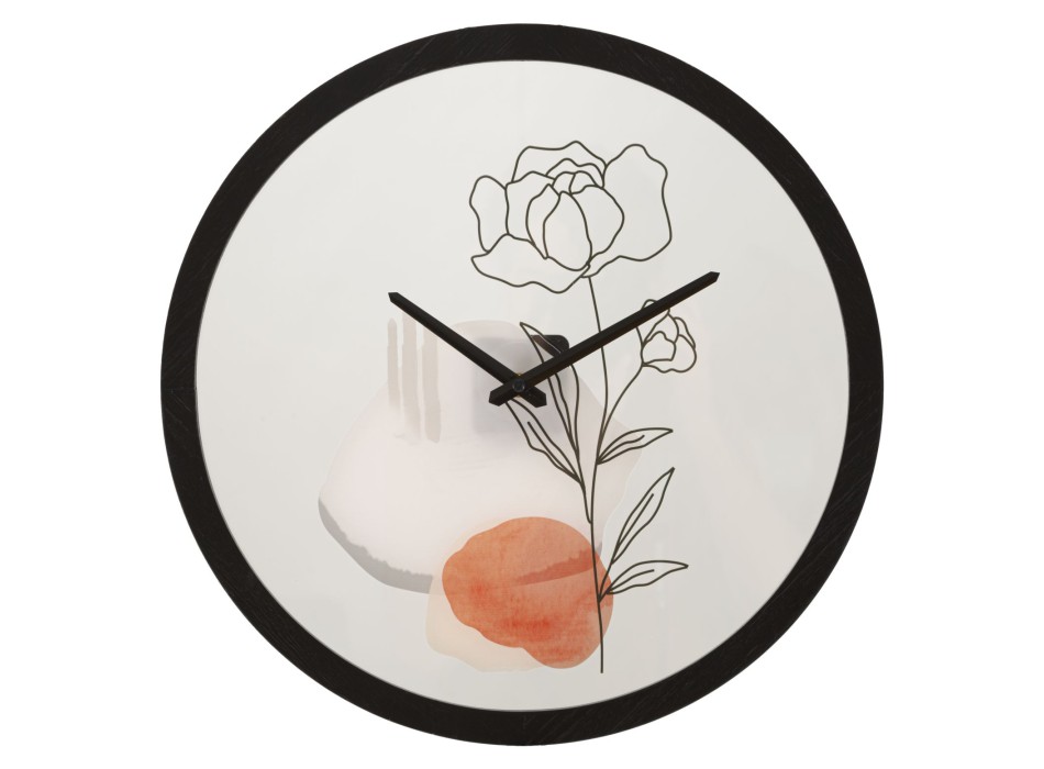 HORLOGE MURALE FLEUR -A-