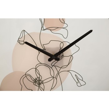 HORLOGE MURALE FLEUR -B-