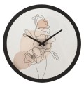 HORLOGE MURALE FLEUR -B-