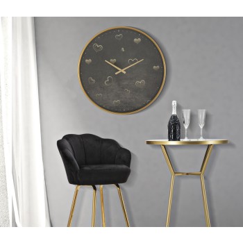 HORLOGE MURALE COEURS