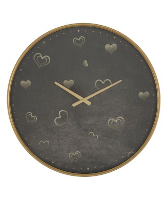 HORLOGE MURALE COEURS