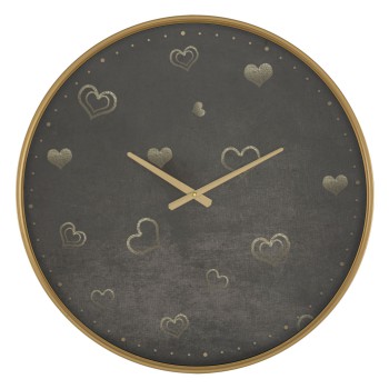 HORLOGE MURALE COEURS