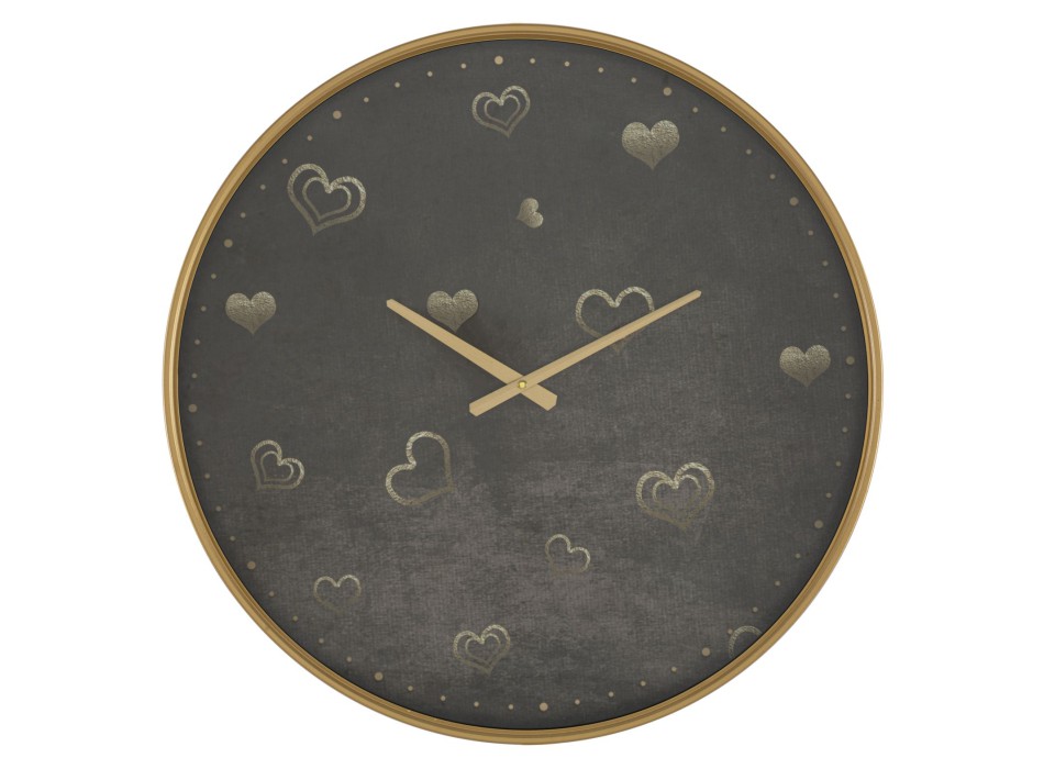 HORLOGE MURALE COEURS