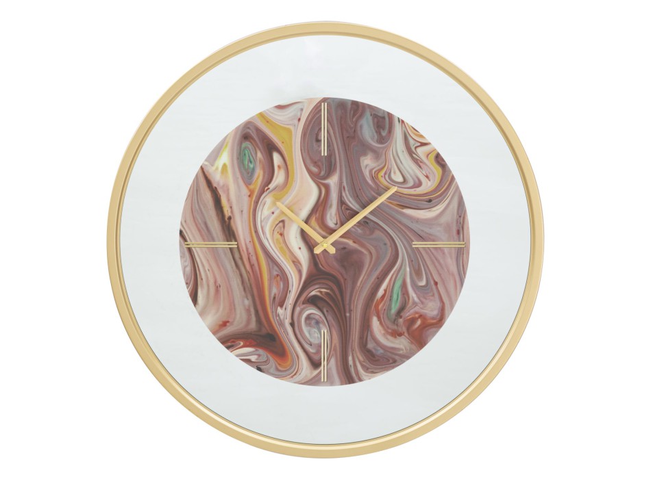 HORLOGE MURALE MIROIR MIX