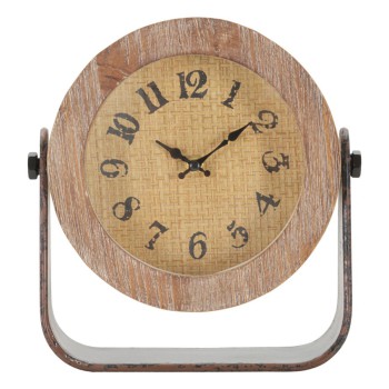 HORLOGE DE TABLE RONDE