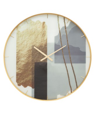 MONTRE À MOTIF EN VERRE